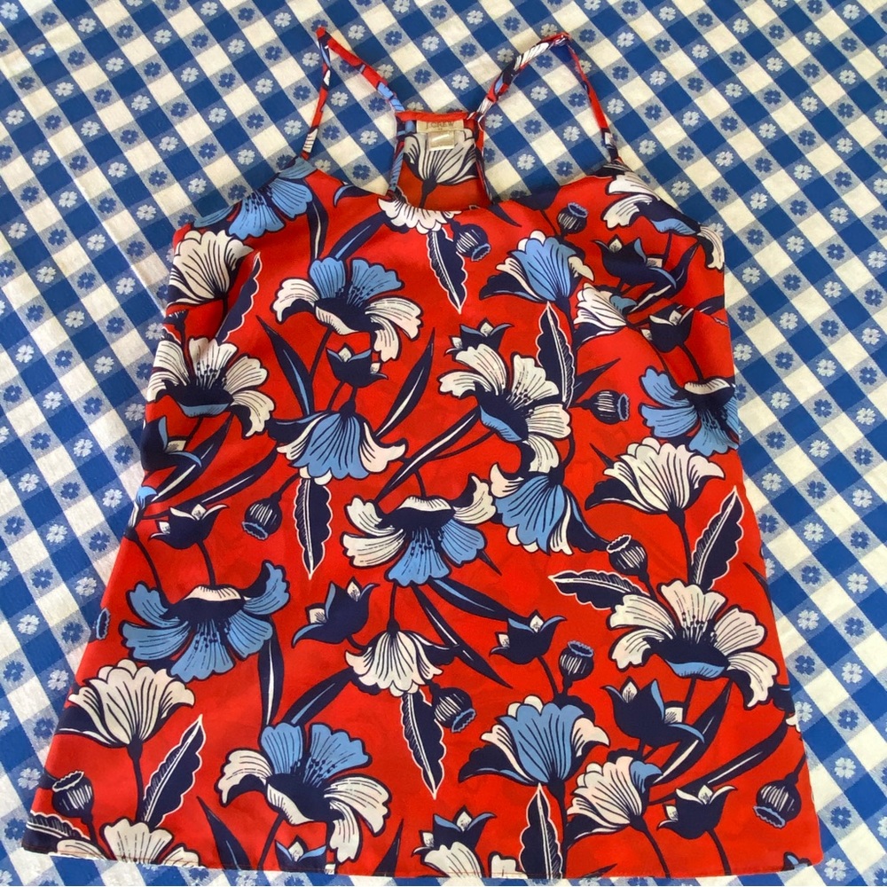 4/$16   J. Crew Adjustable Strap Tank/Camisole - Size 2 - Picture 9 of 9